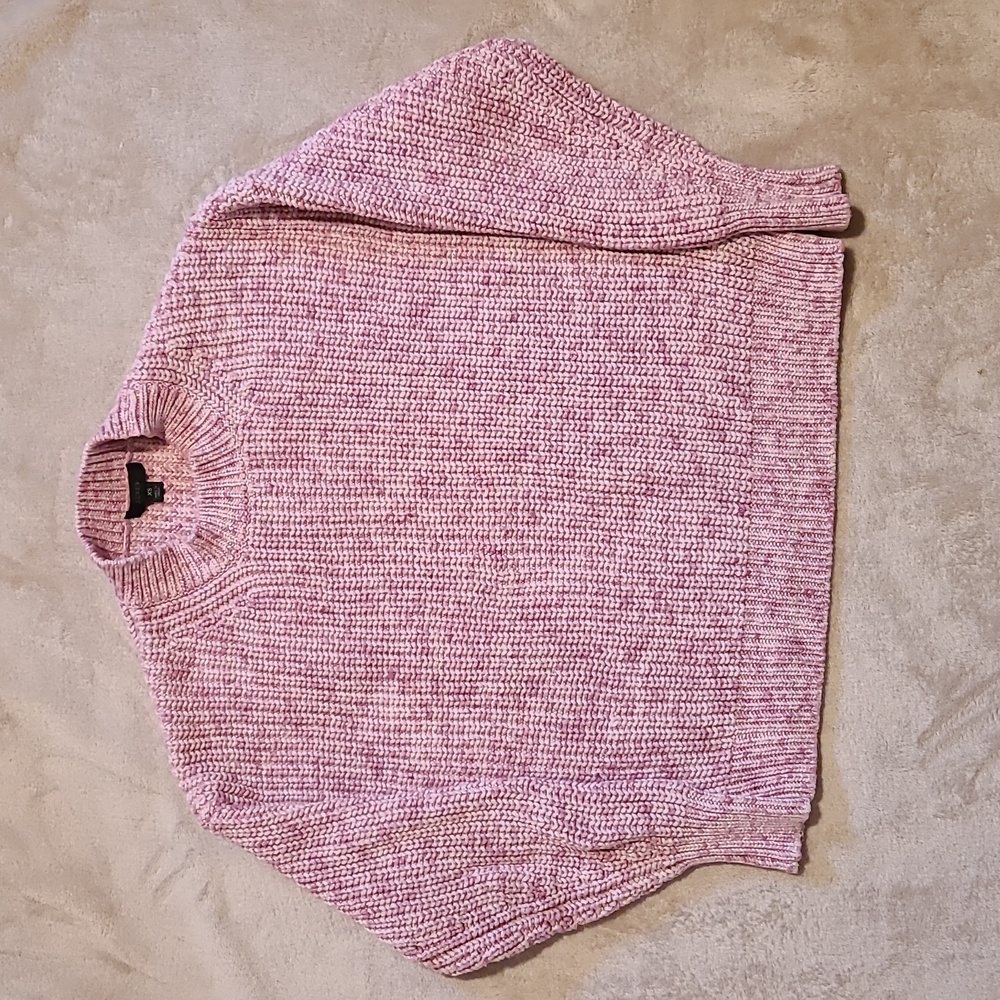 XS JCrew Pink Sweater